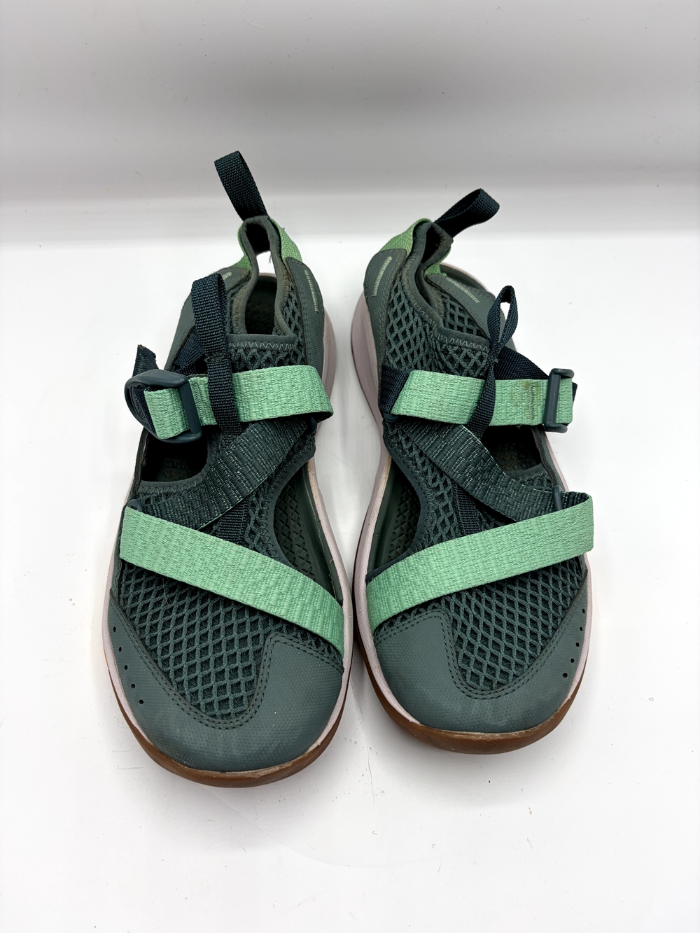 Chaco Teal Sandals with Mint Straps